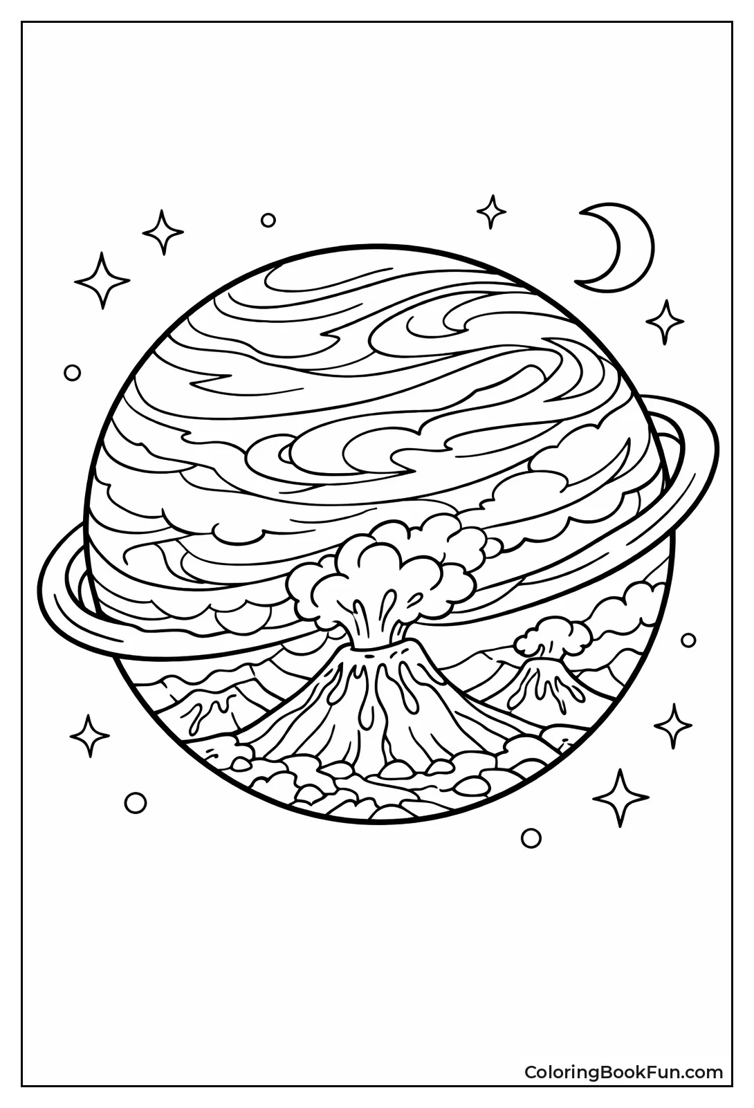 Venus Clouds Swirl Thickly