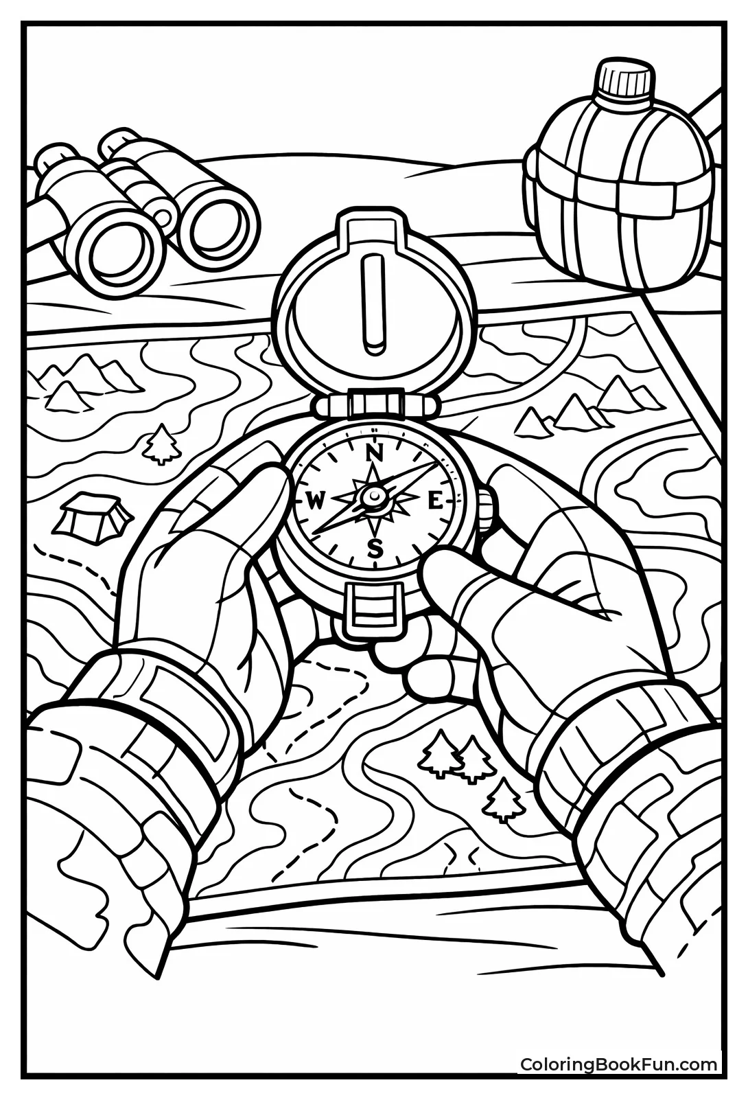 Soldier Studies Map Compass