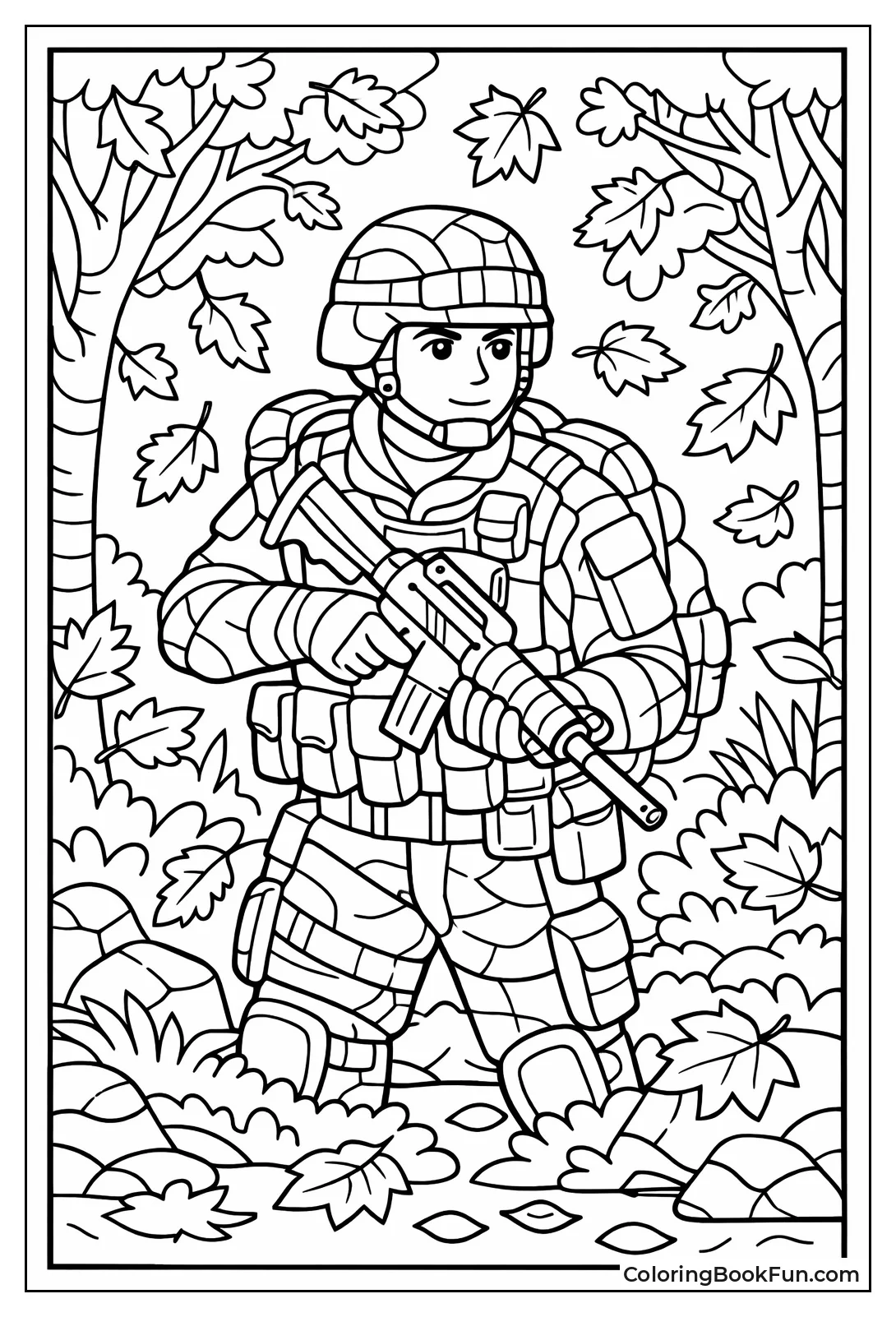 Soldier Camo in Autumn