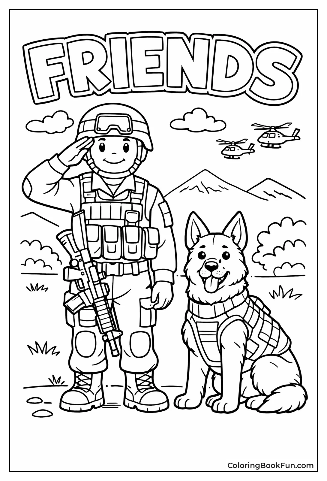 Soldier Pets K-9 Dog