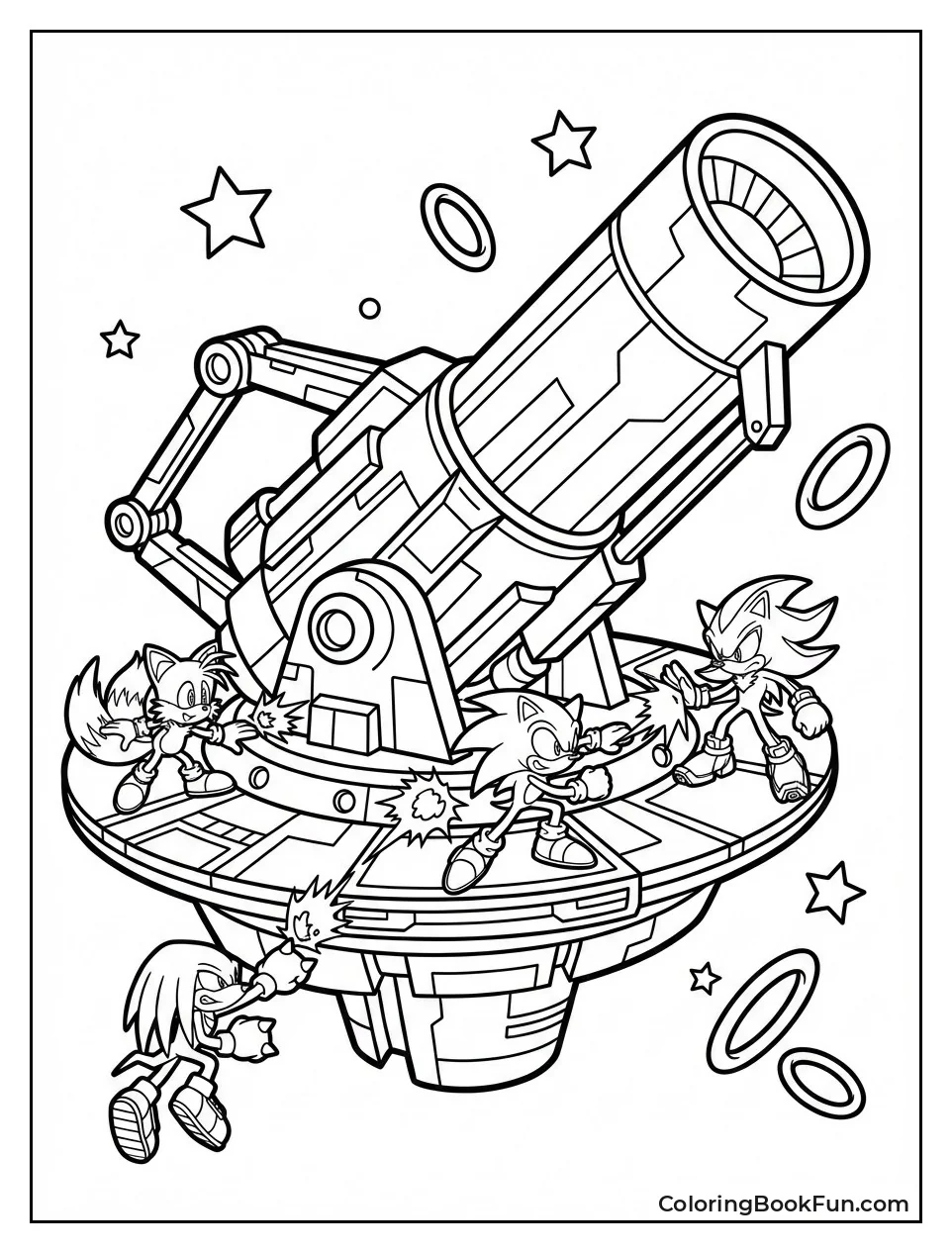 Fighters at Space Eclipse Cannon