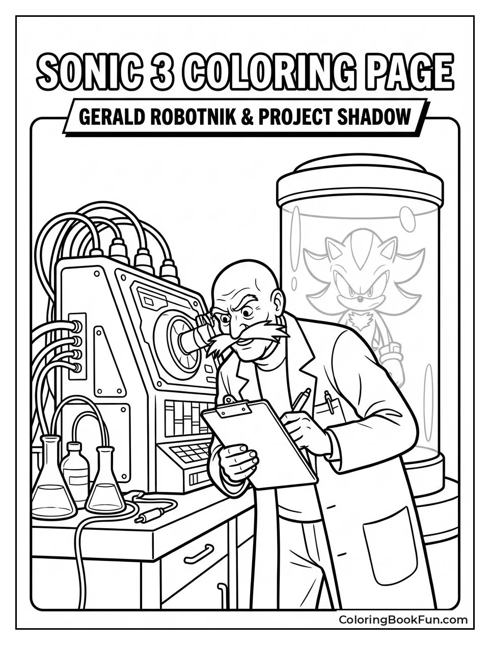 Gerald Robotnik in His Lab