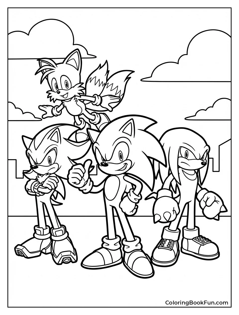 Sonic Leads Hedgehog Heroes