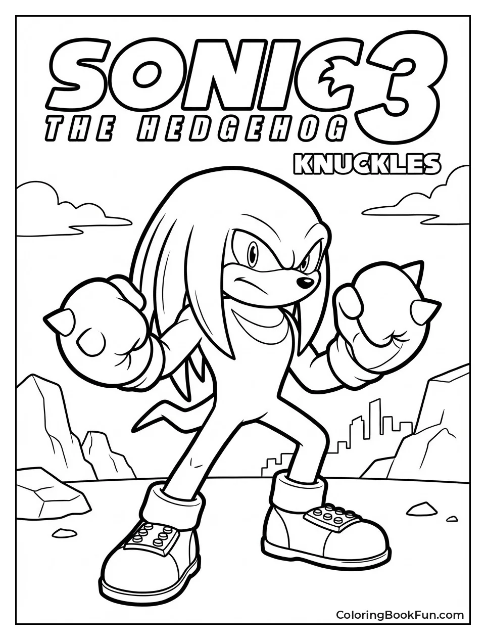 Knuckles Flexing Powerful Muscles