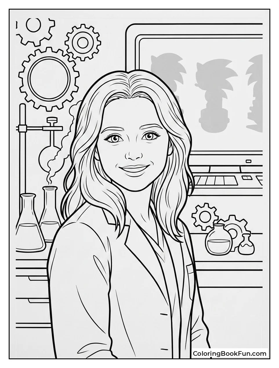 Maria Smiling in Laboratory