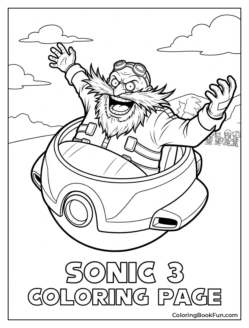 Robotnik Laughing with Evil Grin