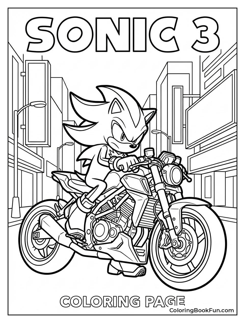 Shadow Speeding on Dark Bike