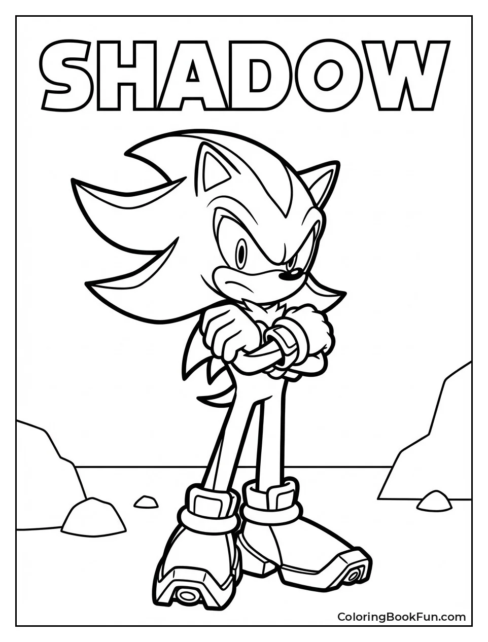 Shadow Staring with Intense Eyes