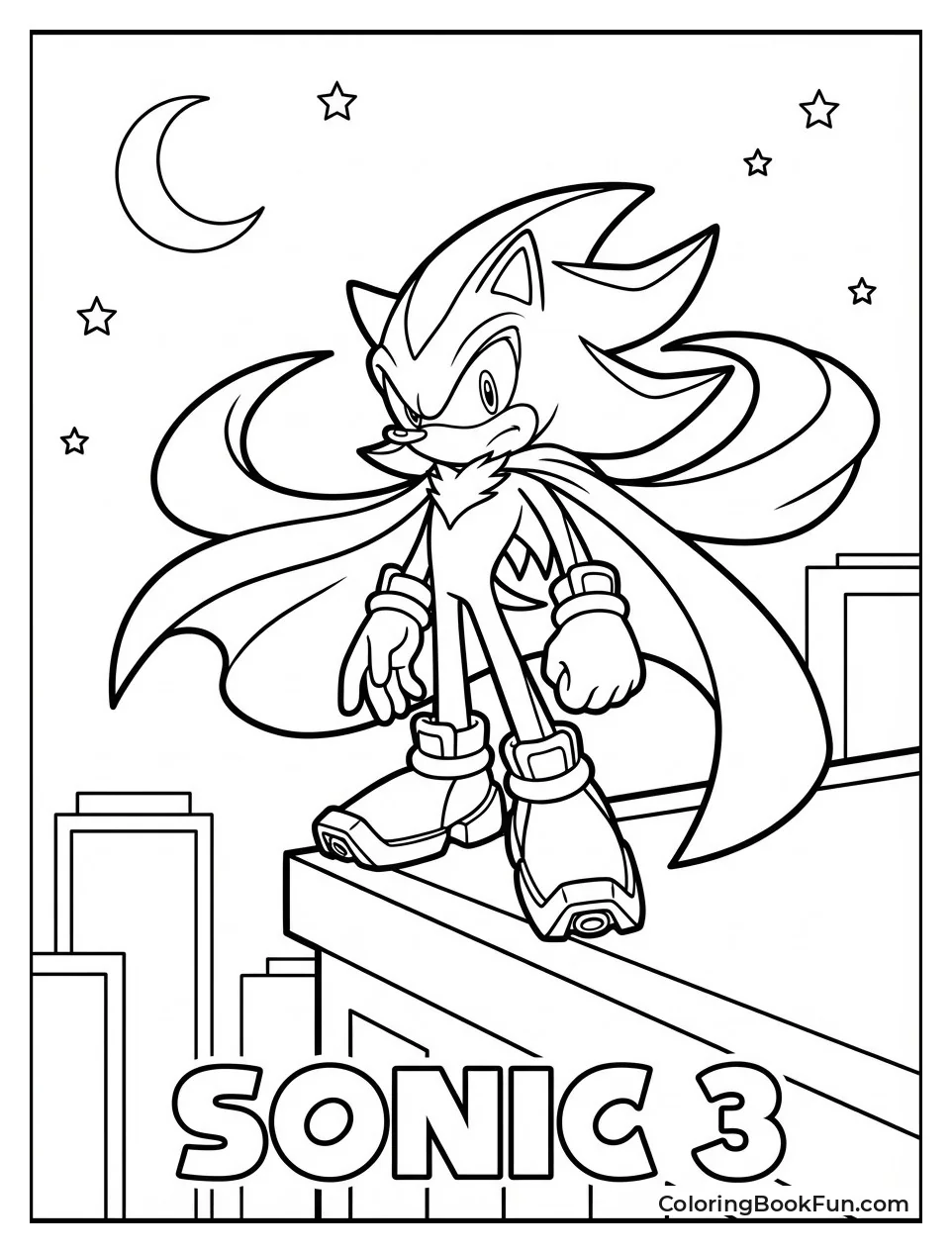 Shadow Standing on Skyscraper Edge