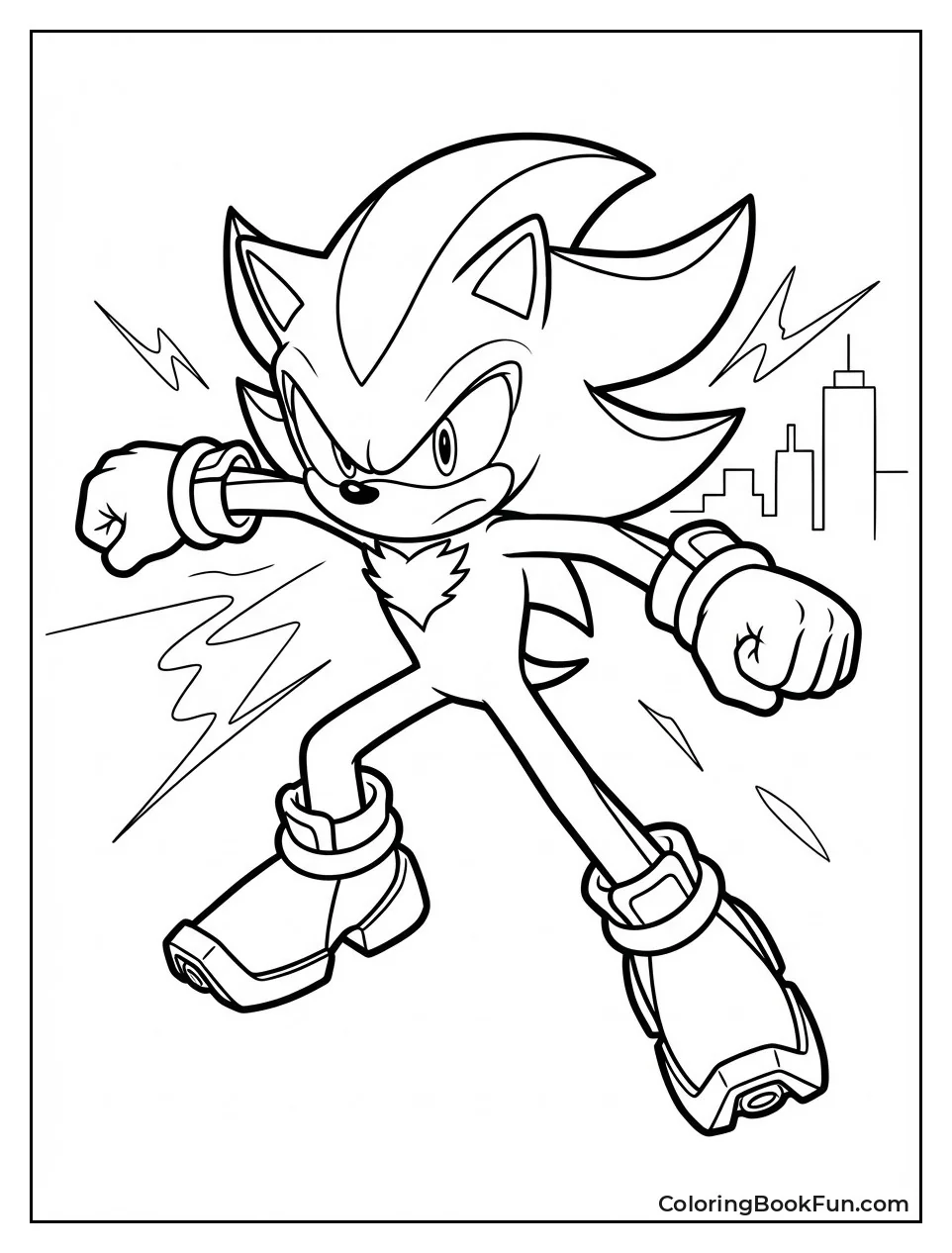 Shadow Strikes Powerful Pose