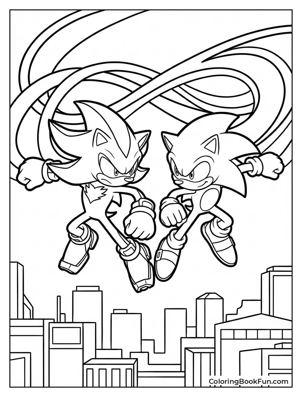 Sonic Racing Shadow over City