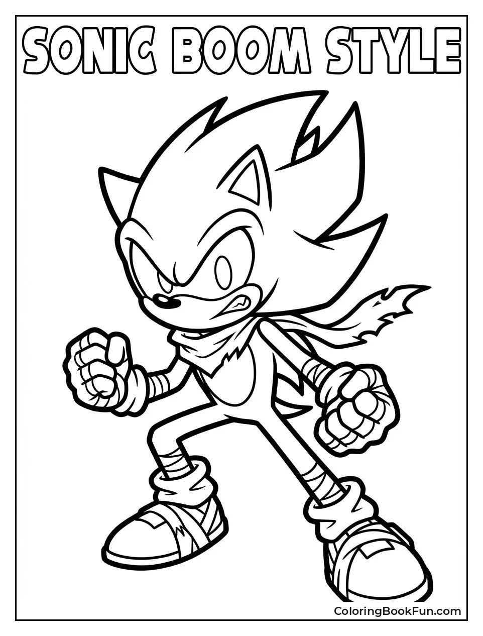 Bold Sonic Boom Dark Sonic