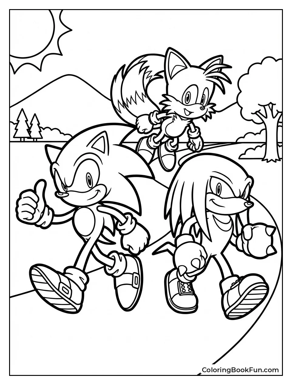 Sonic Tails Knuckles Adventure