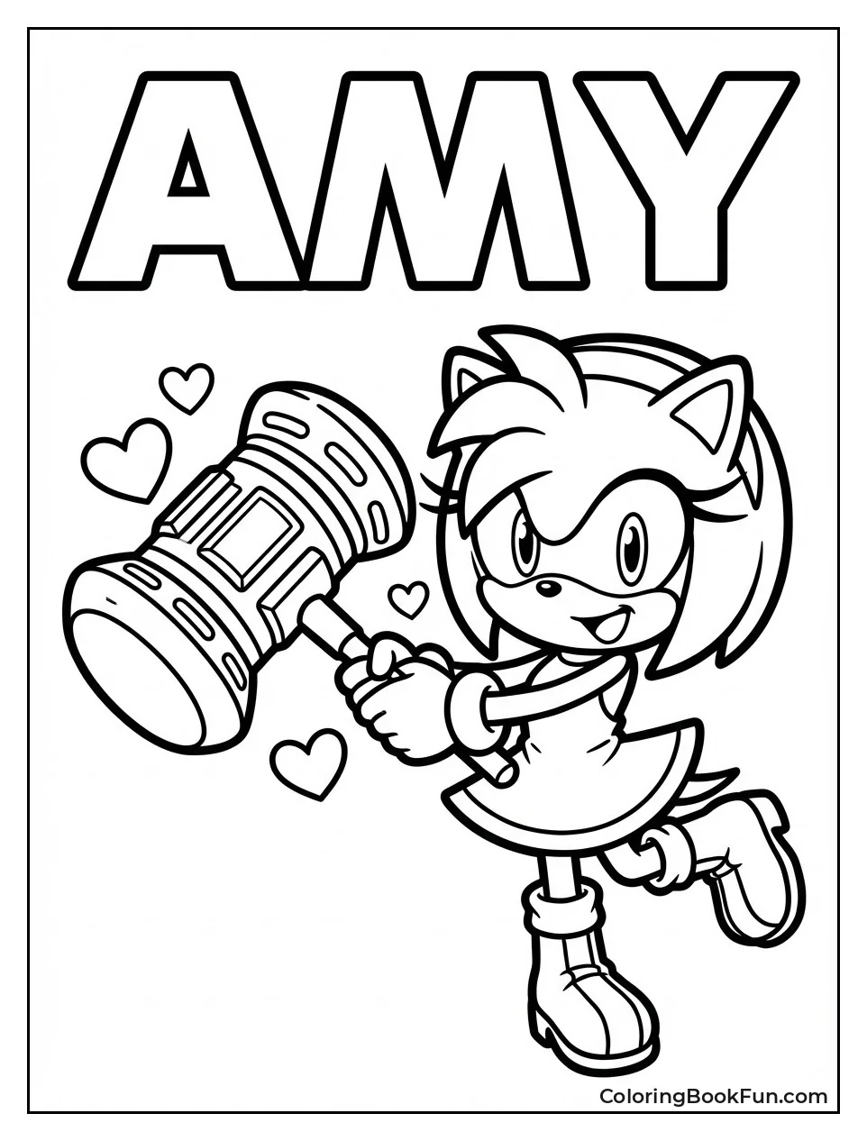 Amy Swinging Her Hammer