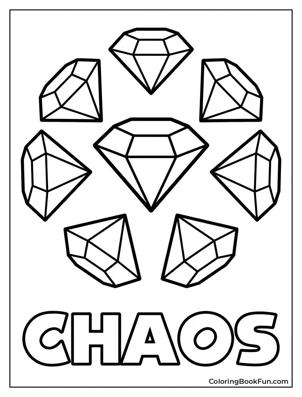 Chaos Emeralds Glowing Bright