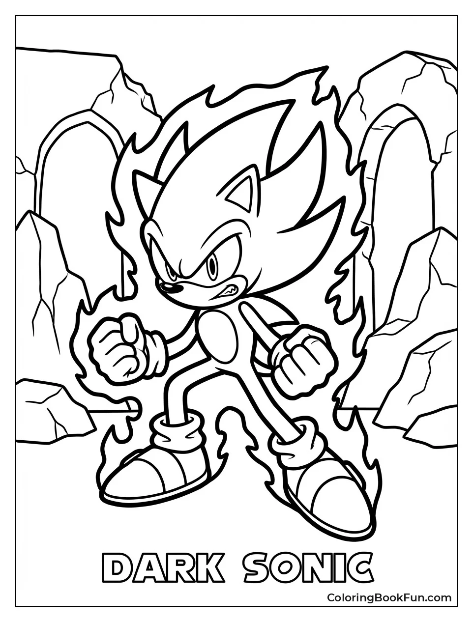 Dark Sonic with Shadows