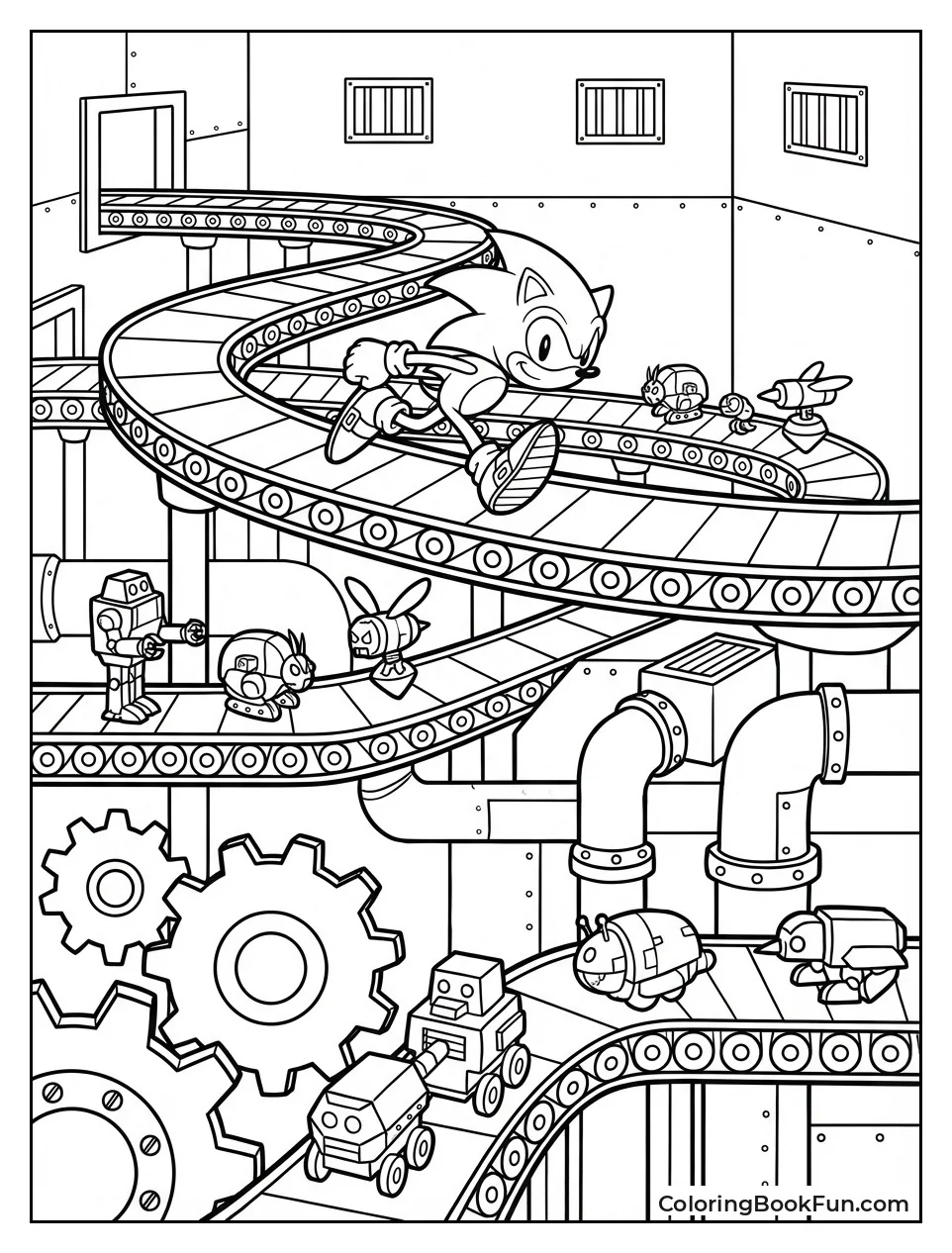 Eggman Robot Factory Line