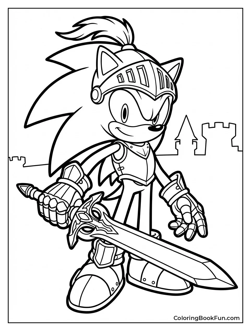 Excalibur Sonic Sword Pose