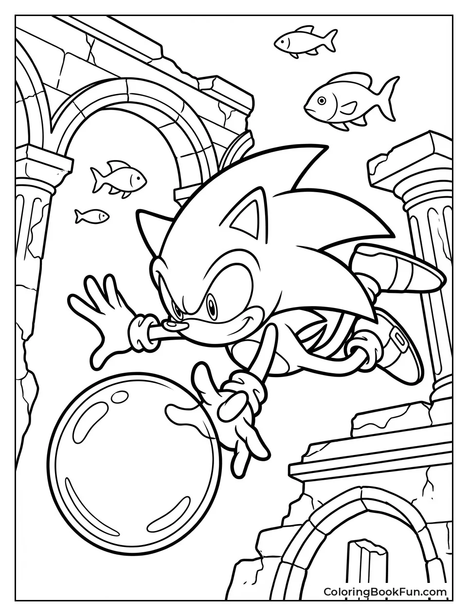 Sonic Swimming Labyrinth Zone