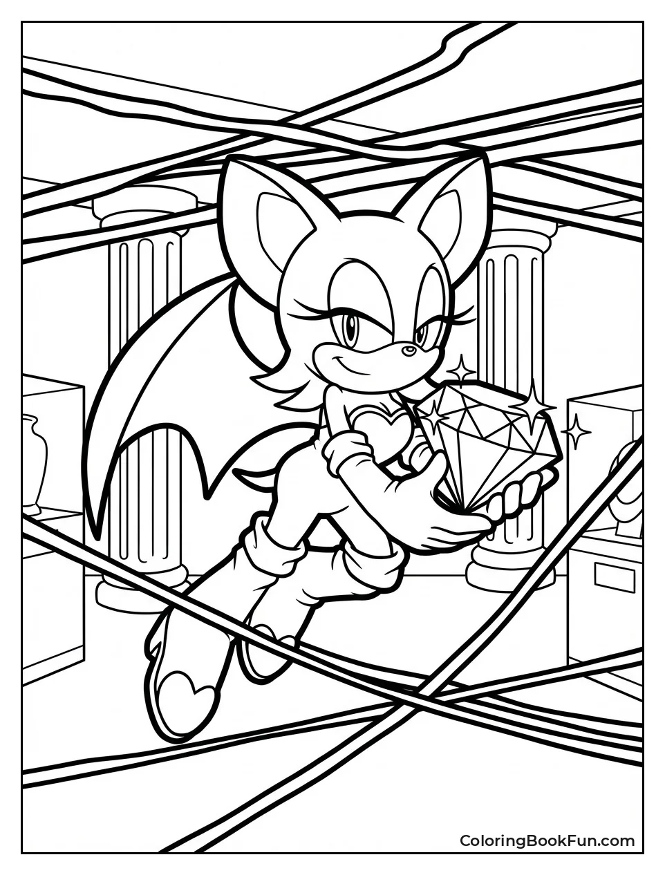 Rouge Stealing Blue Jewel