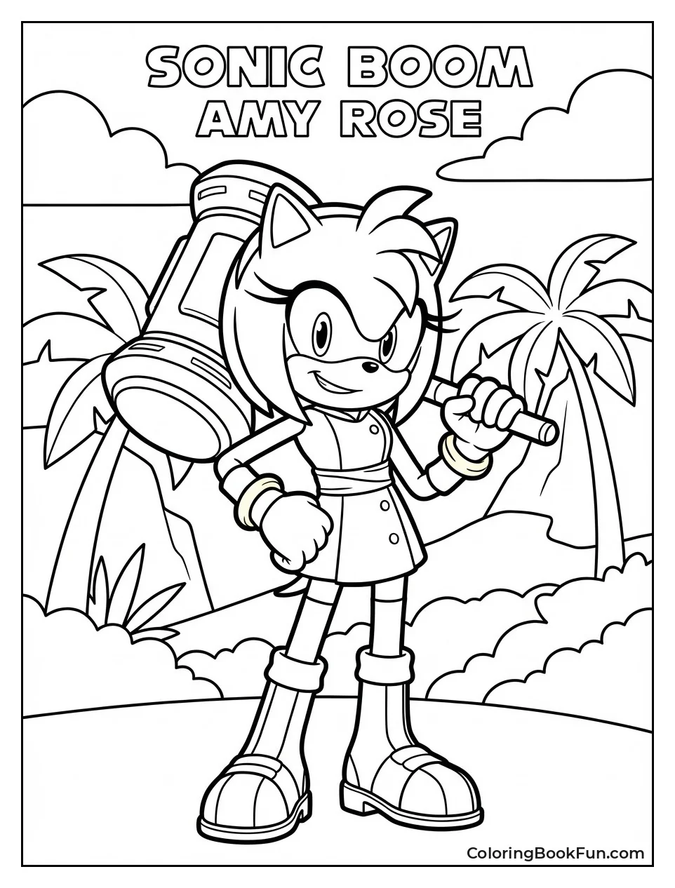 Sonic Boom Amy Stance