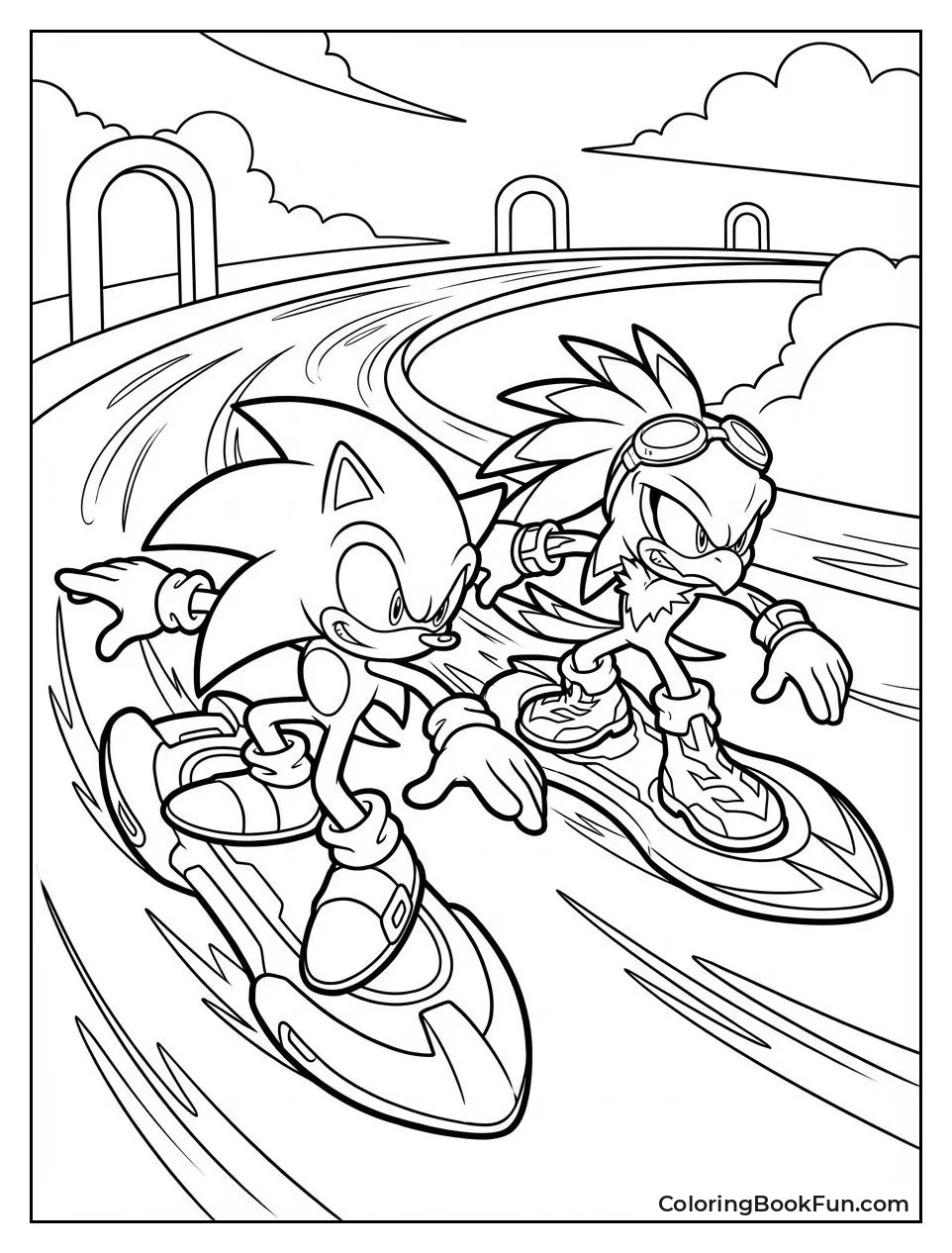 Sonic Racing Jet Hawk