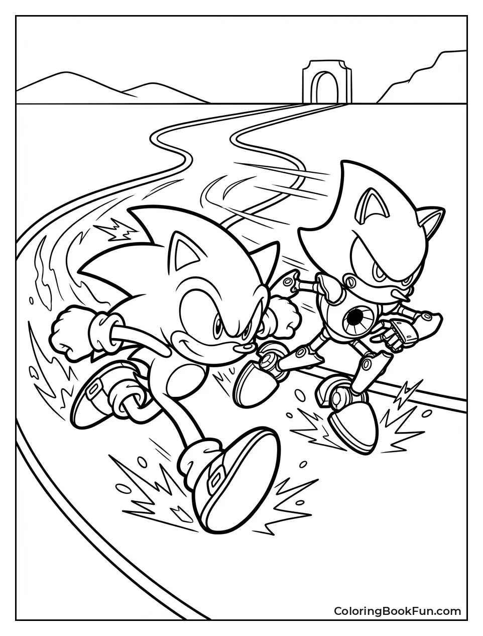 Sonic Racing Metal Sonic