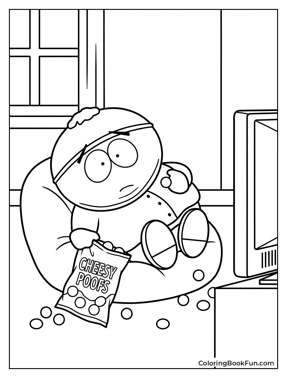 Cartman Eating Cheesy Poofs
