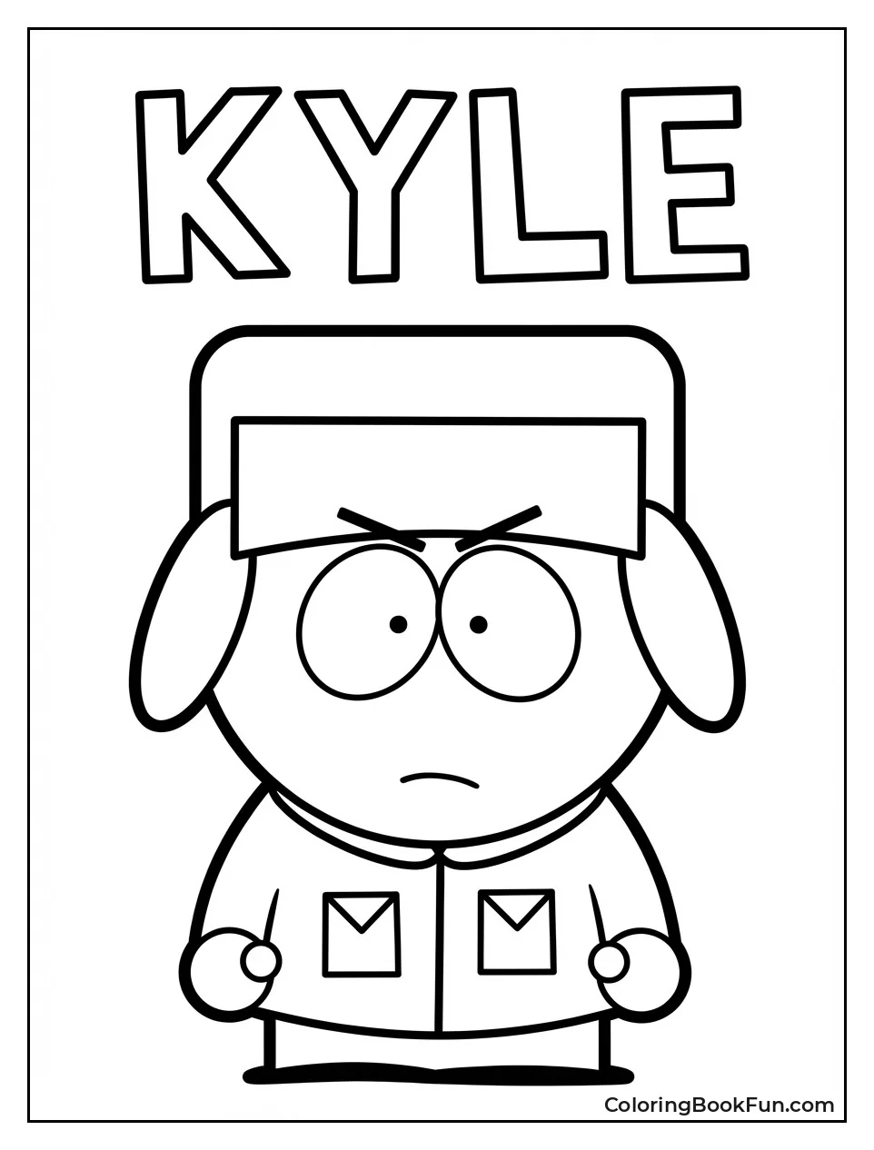 Determined Kyle in Trapper Hat