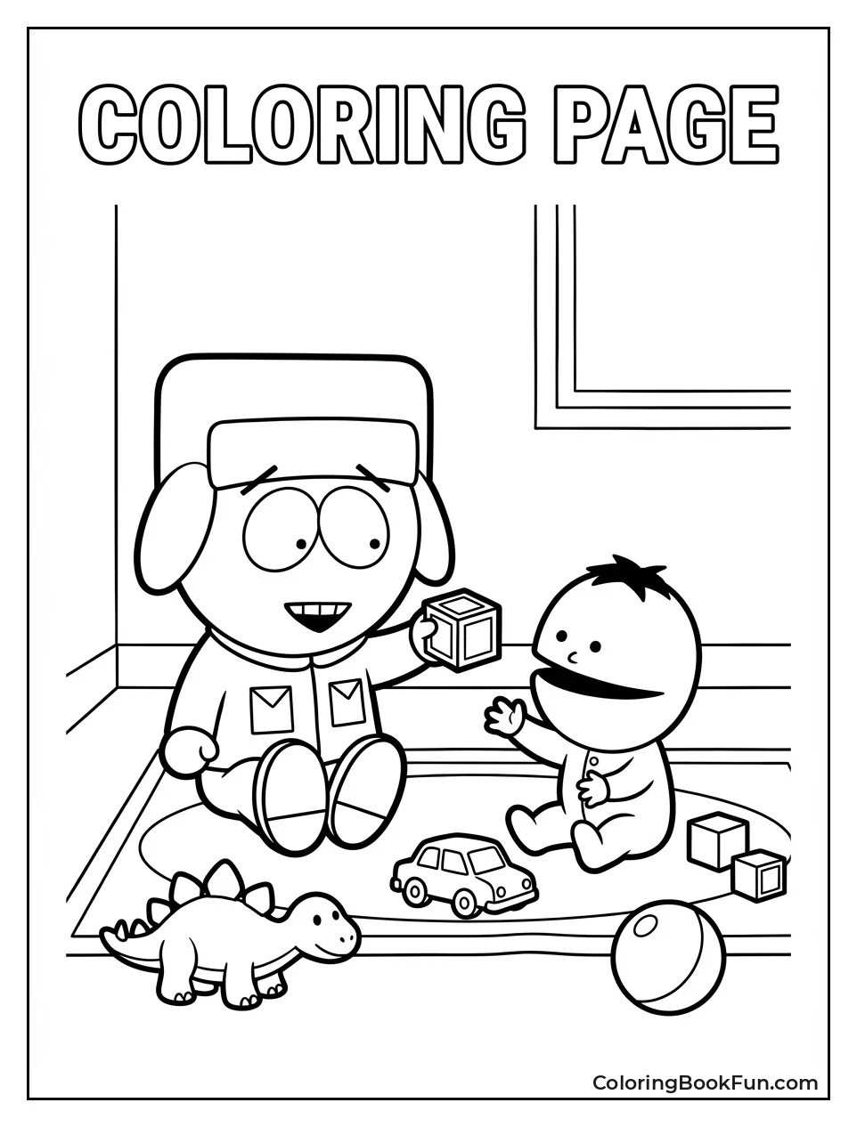 Kyle Playing with Baby Ike