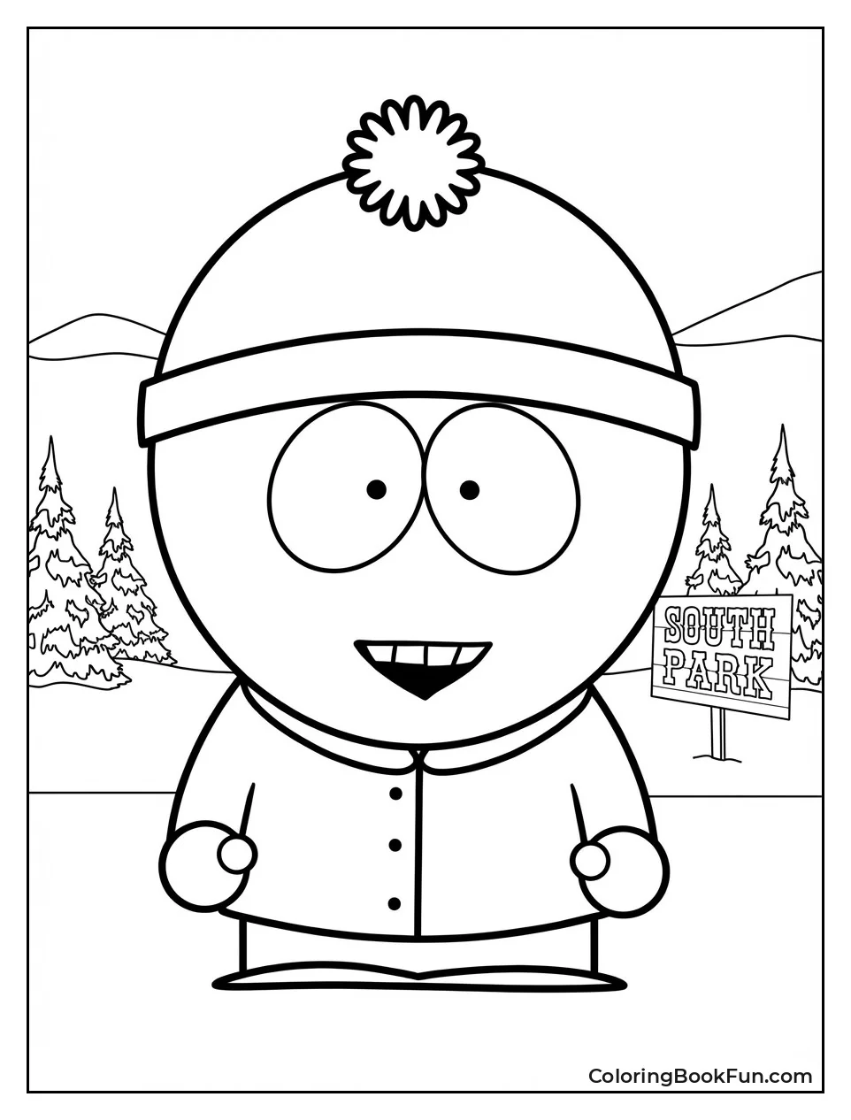 Smiling Stan in Blue Beanie