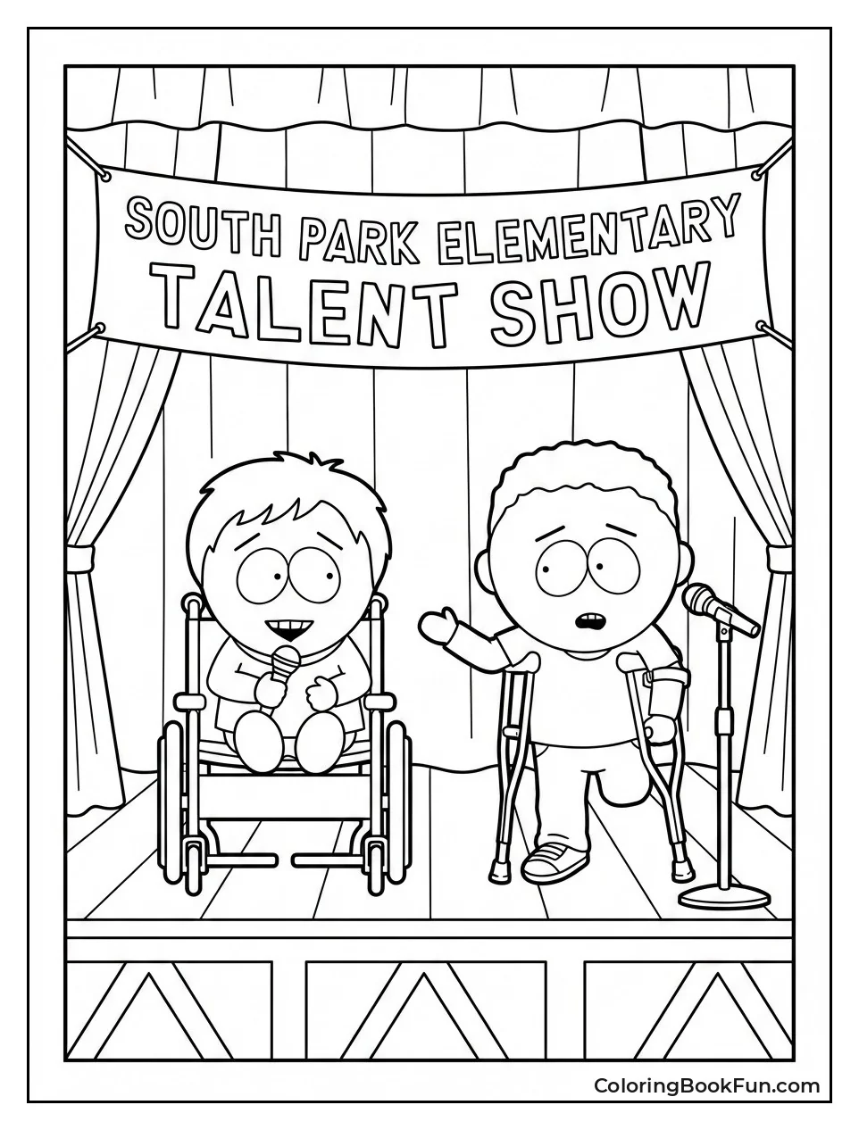 Timmy and Jimmy on Stage