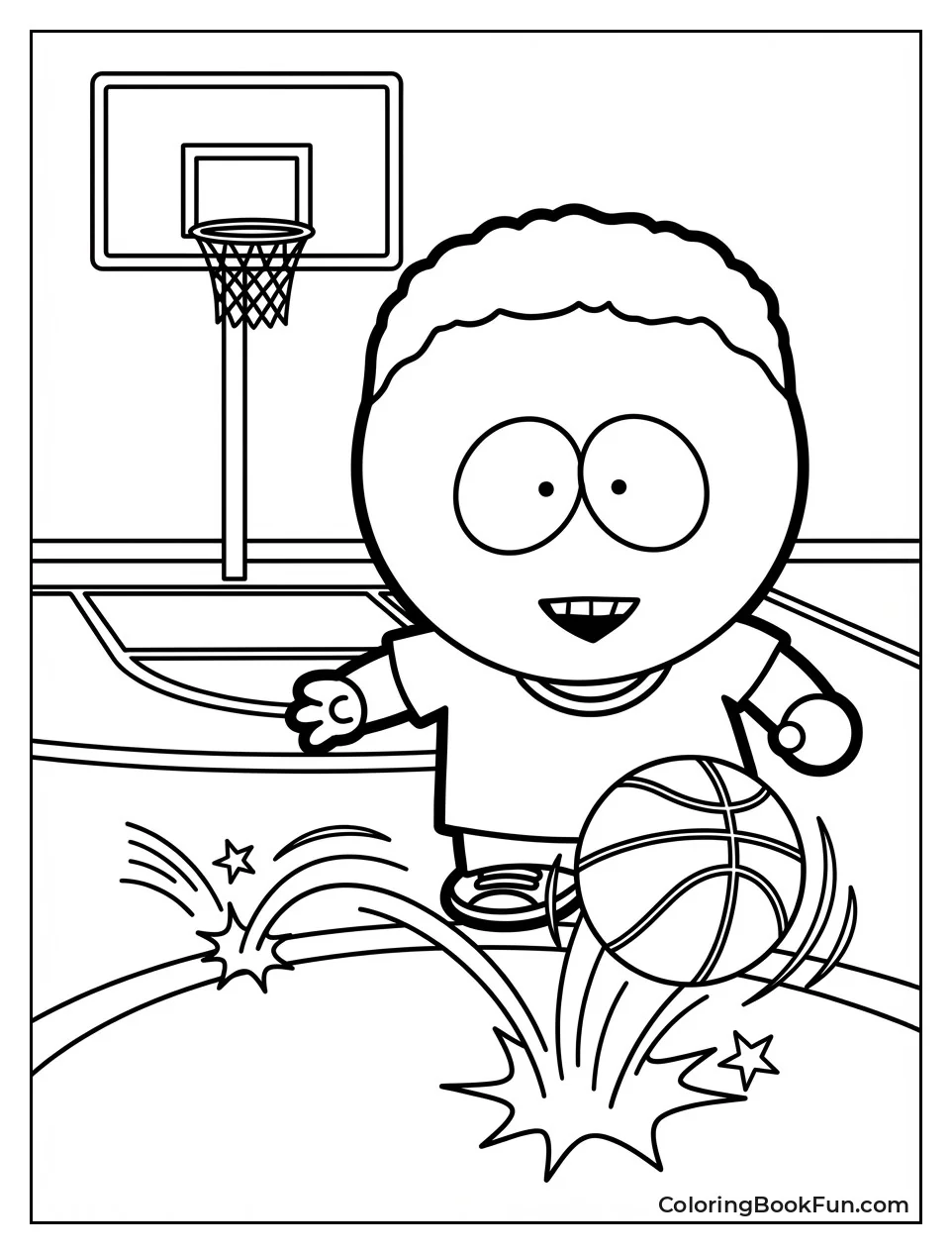 Token Dribbling Basketball Fast