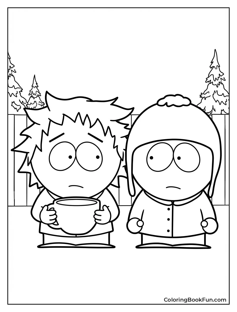 Tweek and Craig with Coffee