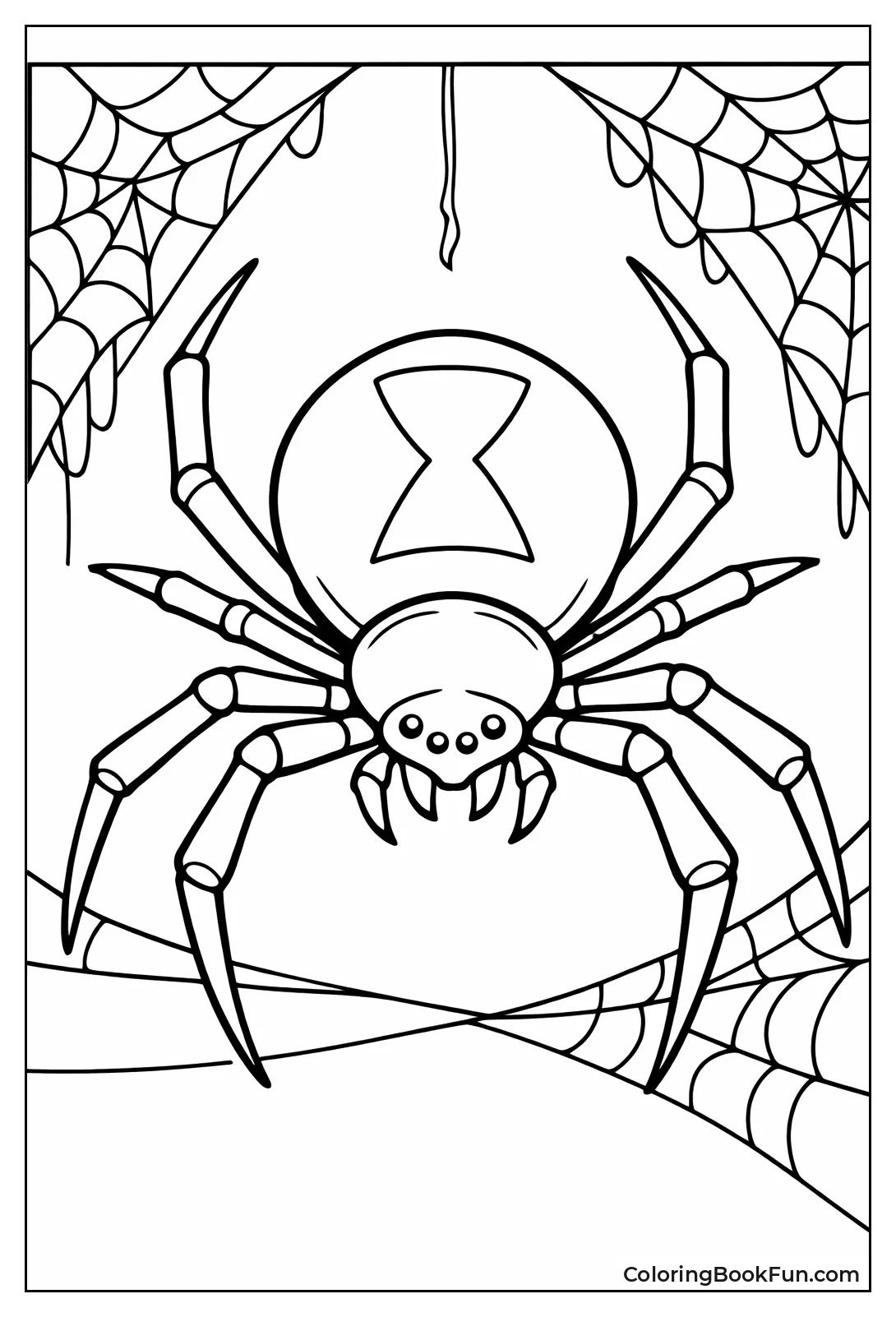 Black Widow Flashes Red Mark