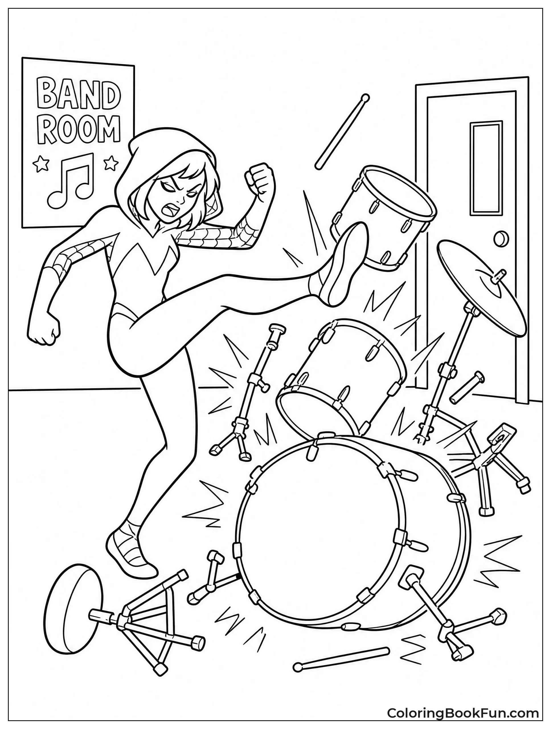 Gwen Kicks Drum Set