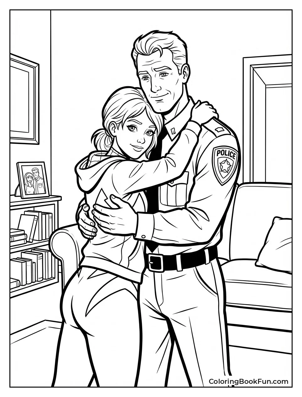 Gwen Hugs Father George