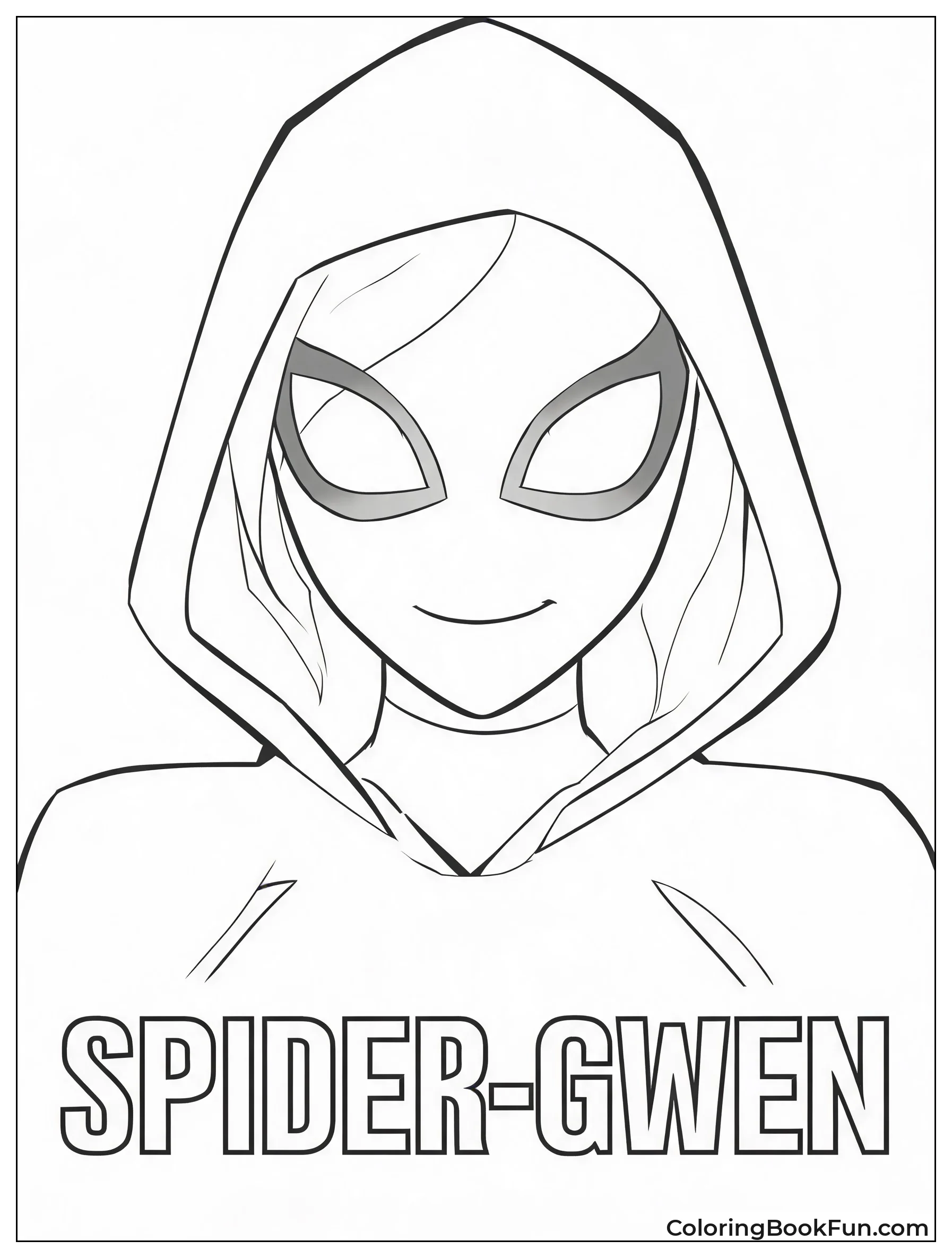 Spider Gwen Smiling in Her Suit