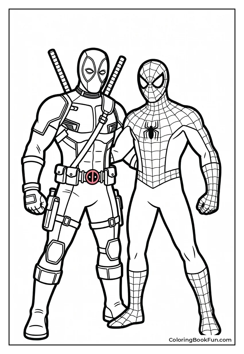 Spider Man and Deadpool