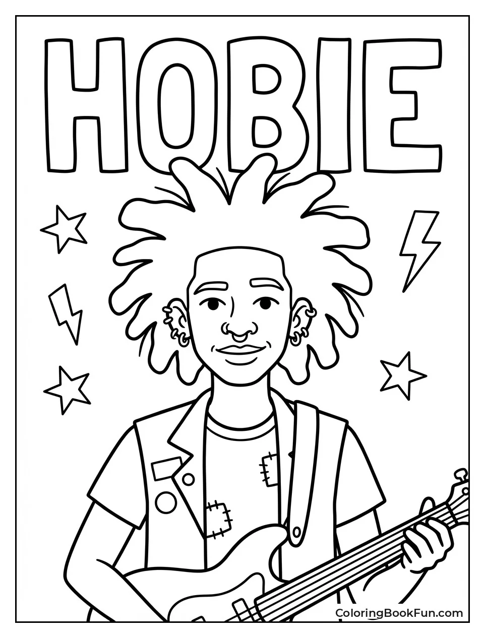 Unmasked Hobie with Wild Hair