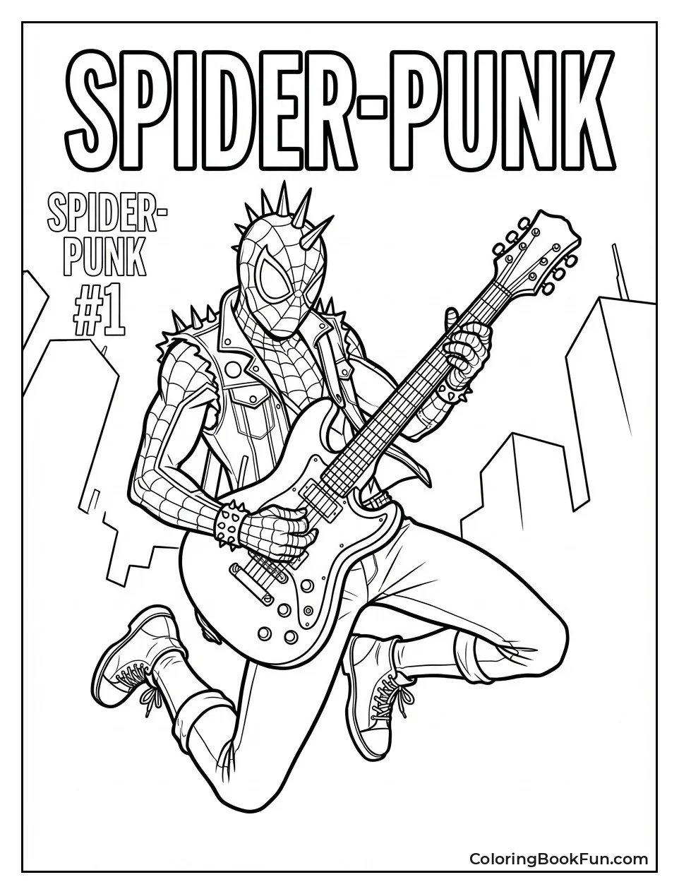 Spider-Punk Comic Book Cover