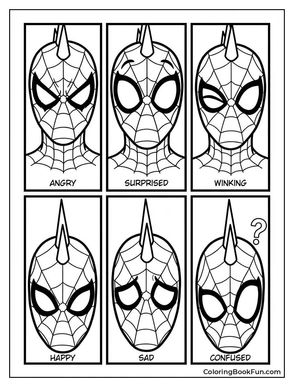 Mask Shows Six Expressions