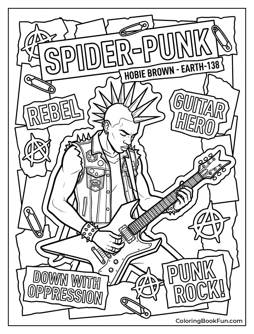 Punk Zine Adventure Collage