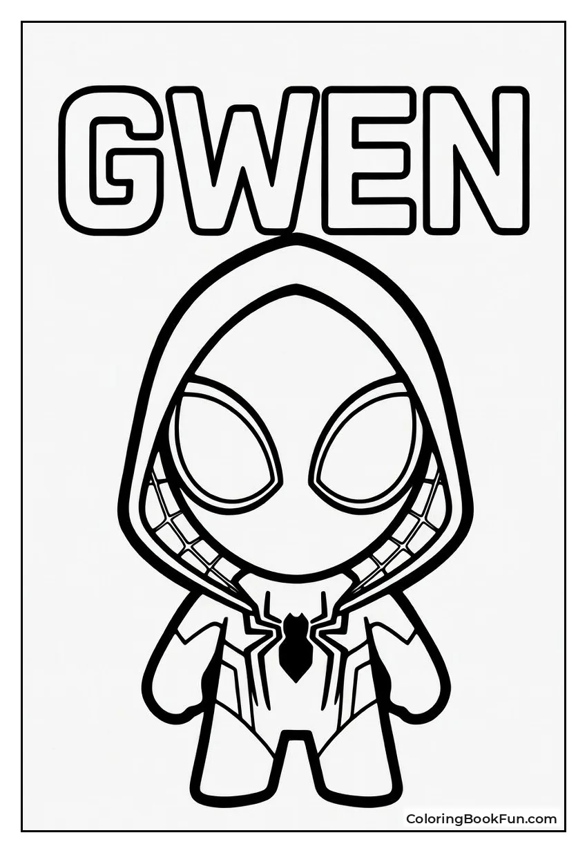 Chibi Ghost-Spider Big Head