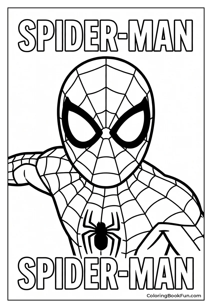 Spider-Man Portrait with Emblem