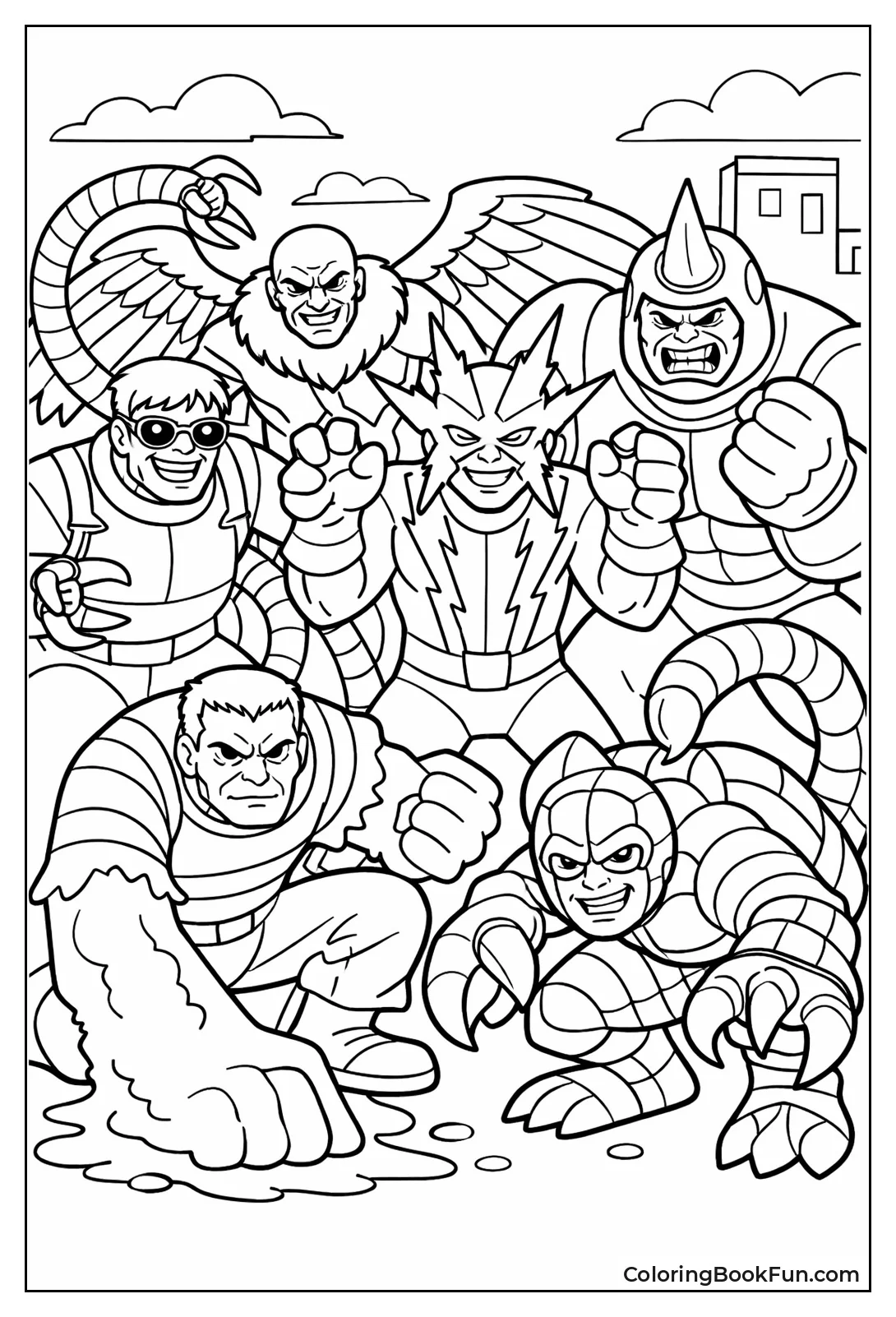 Sinister Six Line Up