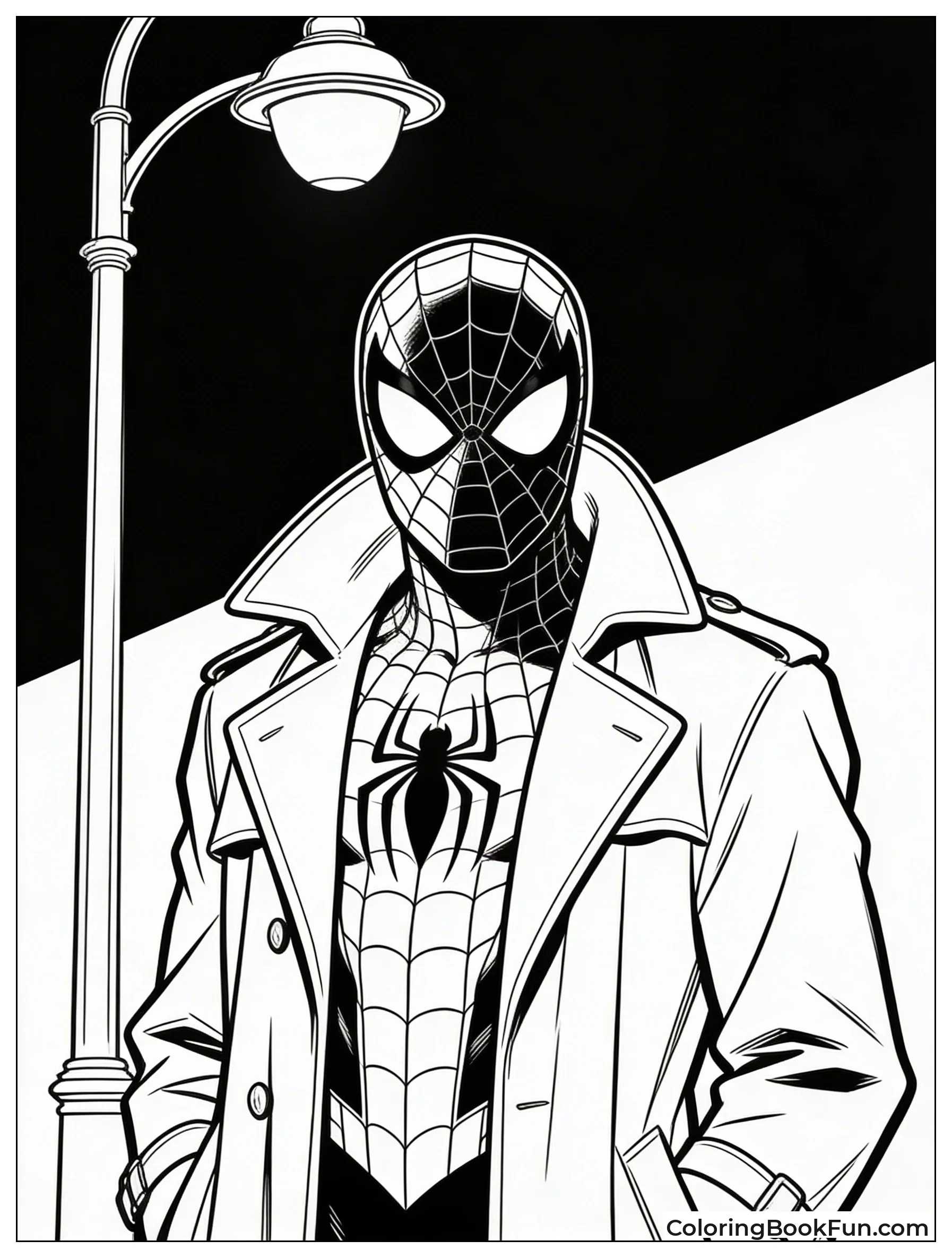Spider-Man Noir in Alley