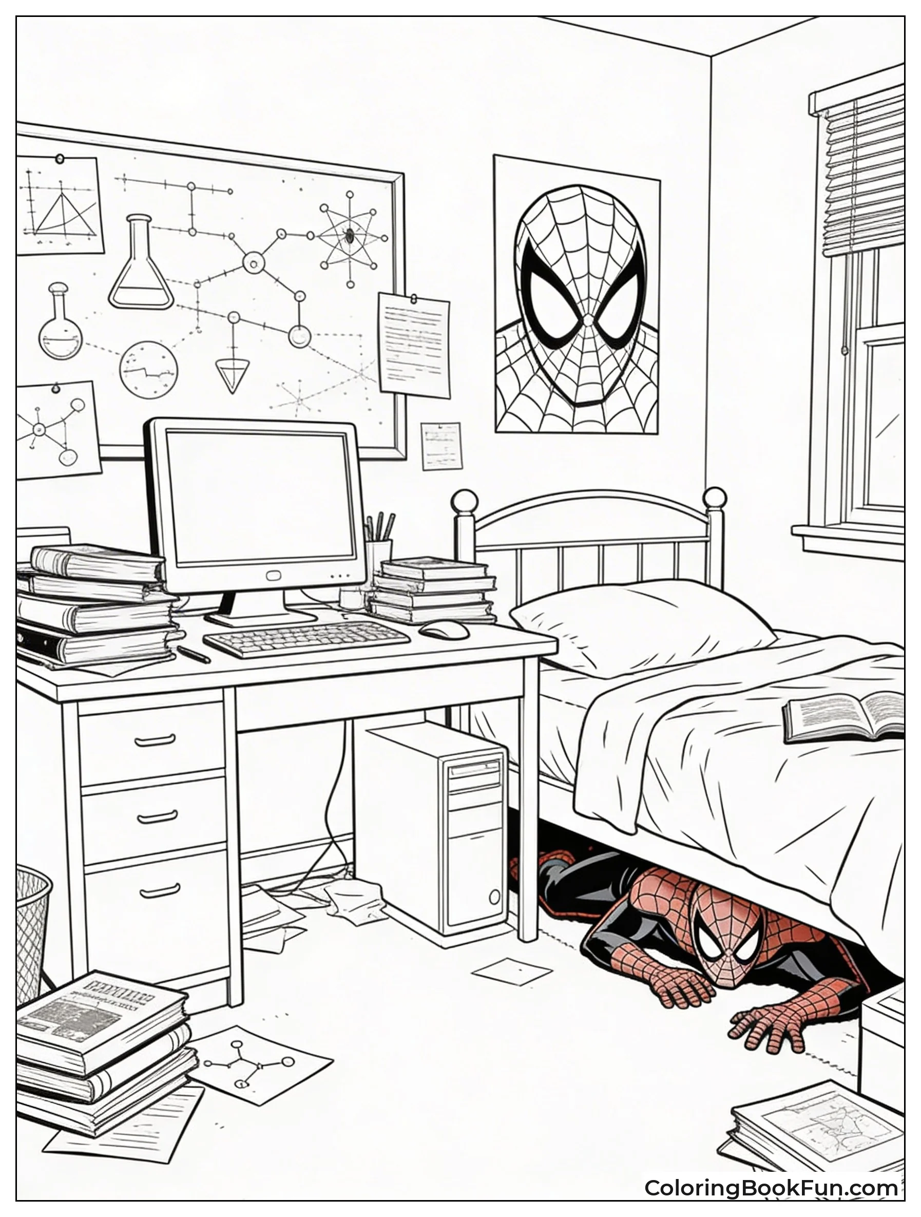 Peter Parker's Messy Room
