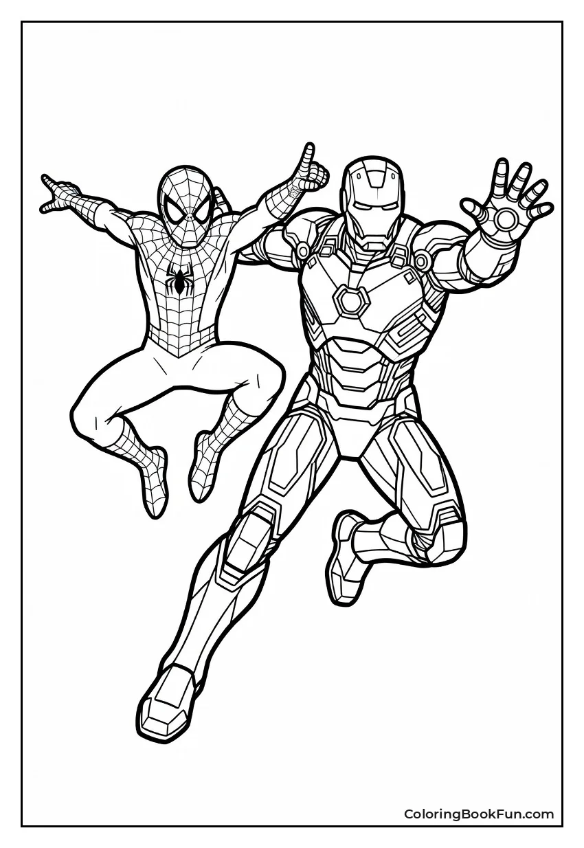 Spidey Iron Man Pair