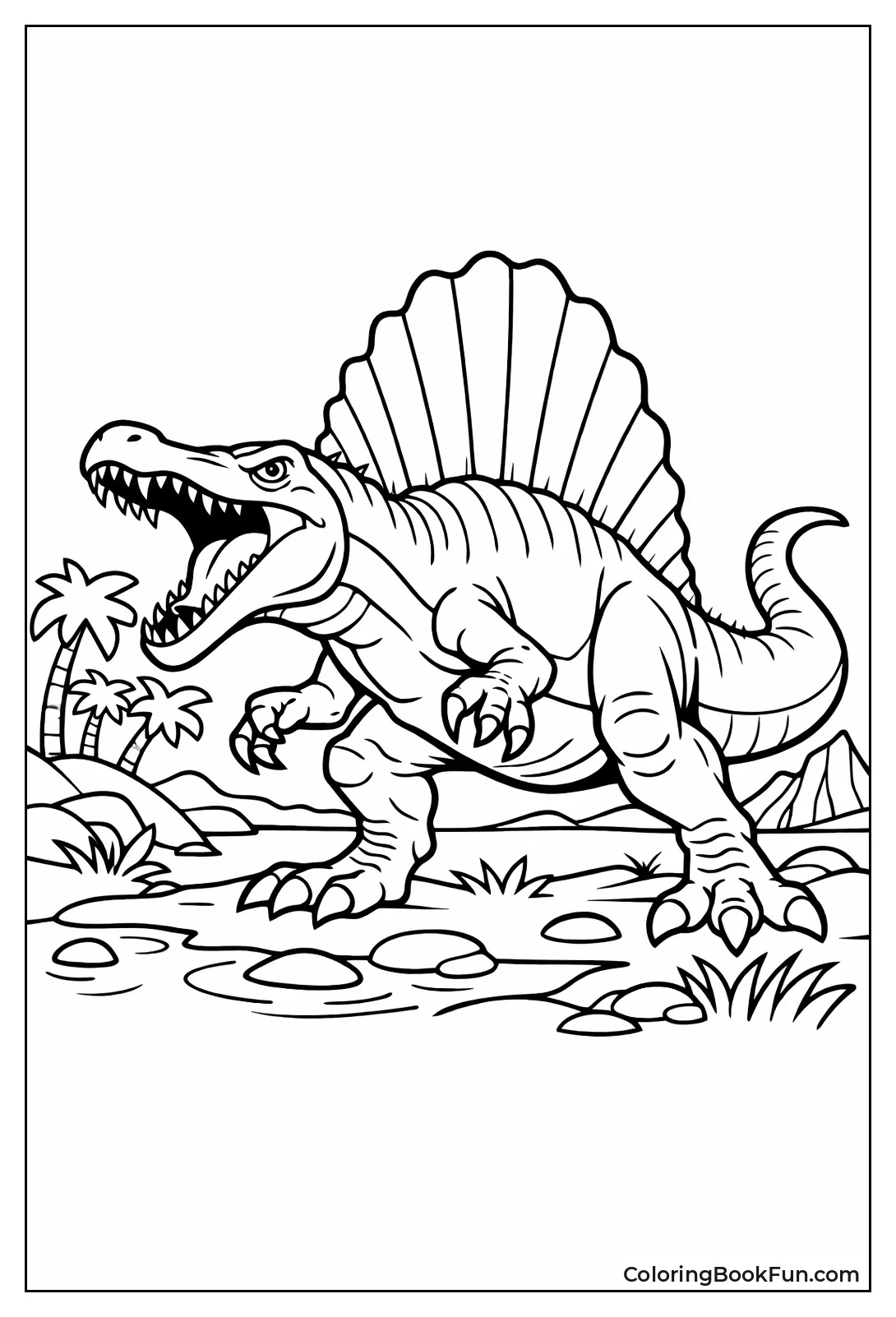 Spinosaurus Displays Big Sail